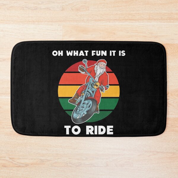 Item preview, Santa Motorcycle Oh What Fun It Is To Ride designed and sold by Sunny Collections.