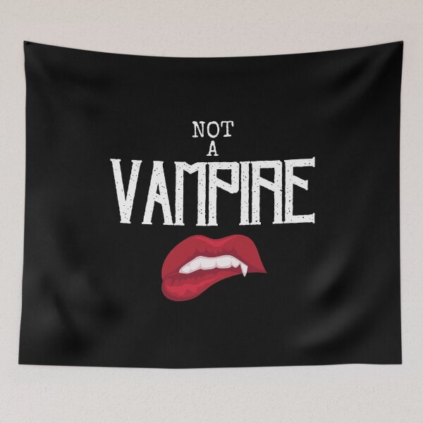 Item preview, Not A Vampire Fangs  designed and sold by Trickyy90.