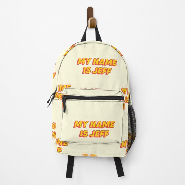 Item preview, My Name Is Jeff Bright Yellow Funny Meme designed and sold by thefrshmachine.
