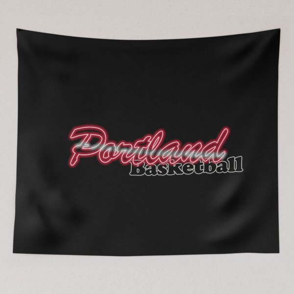 Item preview, Fan of Basketball in Portland Neon Red and Silver designed and sold by gkillerb.