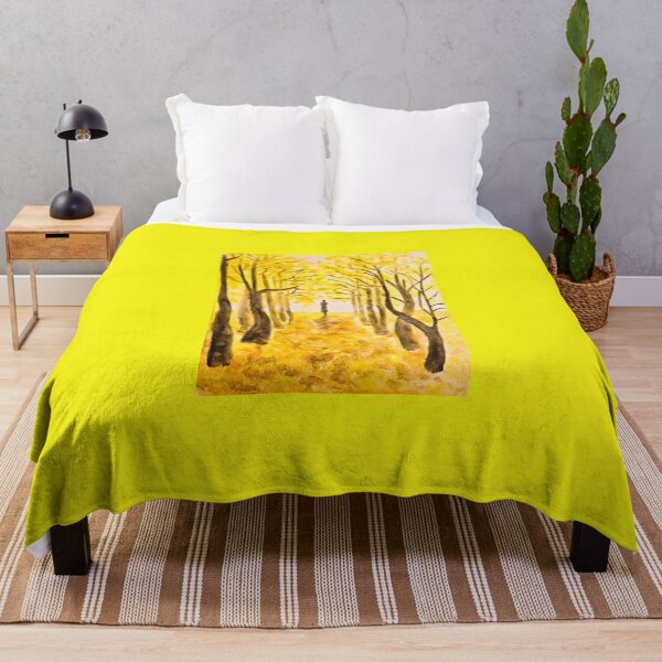 Item preview, Woman on autumn alley designed and sold by Irina Afonskaya.