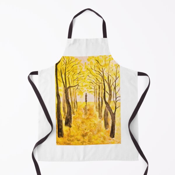 Item preview, Woman on autumn alley designed and sold by Irina Afonskaya.