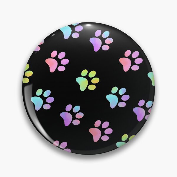 Item preview, Pastel Rainbow Paw Prints V2 designed and sold by FaithAndForest.