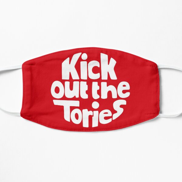 Kick Out The Tories Flat Mask