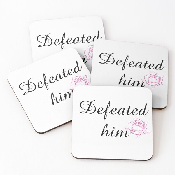 Item preview, defeated him cancer  designed and sold by BAFtime.