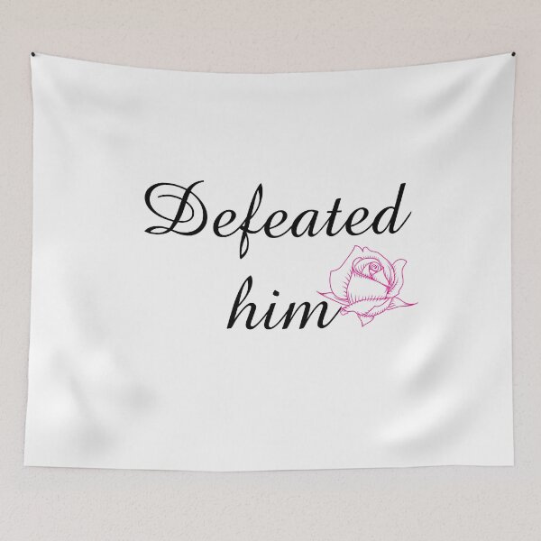 Item preview, defeated him cancer  designed and sold by BAFtime.