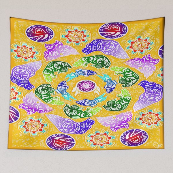 Item preview, Forest Dreamer, abstract native inspired mandala designed and sold by MayGreenAbgrall.