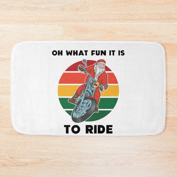 Item preview, Santa Motorcycle Oh What Fun It Is To Ride designed and sold by Sunny Collections.