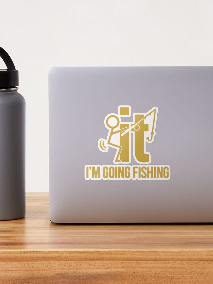 Fishing Laptop Decal 