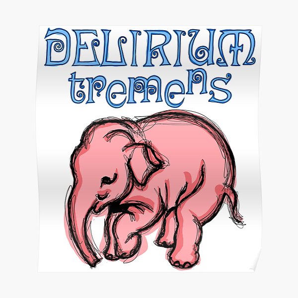Delirium Pink Elephant POP Poster