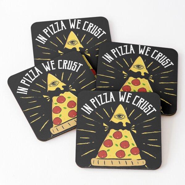 Item preview, In Pizza We Crust gift Trust Illuminati Eye gift design designed and sold by Lisbob.