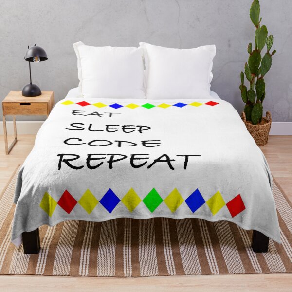 Item preview, Eat, Sleep, Code, Repeat designed and sold by EdwardMonet.