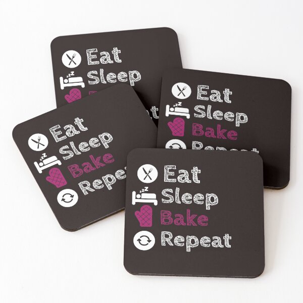 Item preview, Eat Sleep Bake Repeat designed and sold by stevenwoodcock.