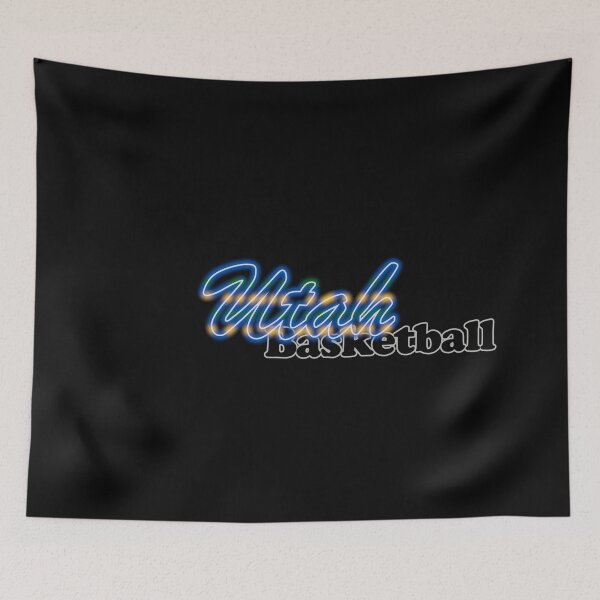 Item preview, Fan of Basketball in Utah Neon Blue Green and Yellow designed and sold by gkillerb.