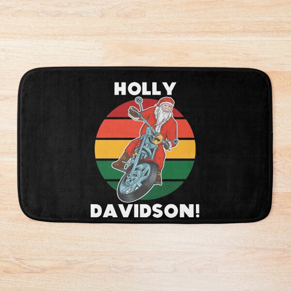 Item preview, Santa Motorcycle Holly Davidson Pun designed and sold by Sunny Collections.