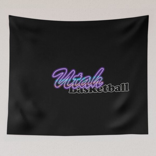Item preview, Fan of Basketball in Utah Neon Purple w Stripes (Retro) designed and sold by gkillerb.