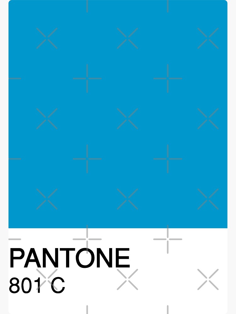 Pantone Blue Stickers for Sale