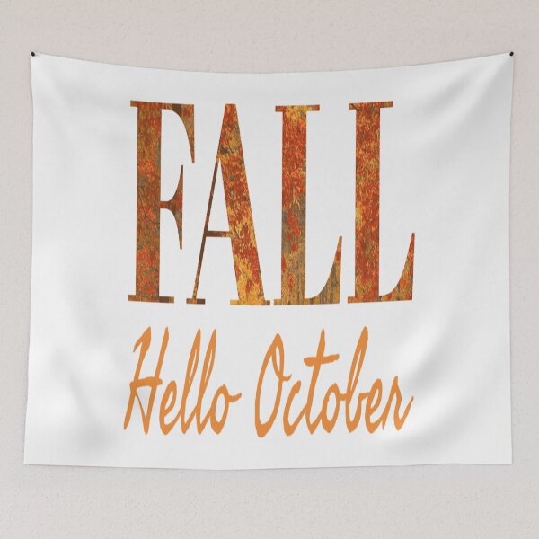 Item preview, Hello October fall season  designed and sold by esm75.