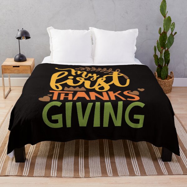Item preview, My First Thanks Giving: Happy Thanksgiving - Day Of Giving Thanks Gift Idea designed and sold by cutitoutsir.