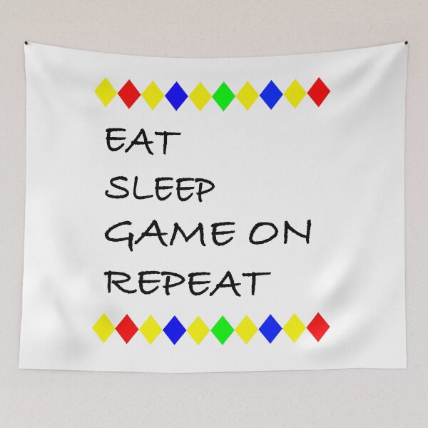 Item preview, Eat, Sleep, Game On, Repeat designed and sold by EdwardMonet.