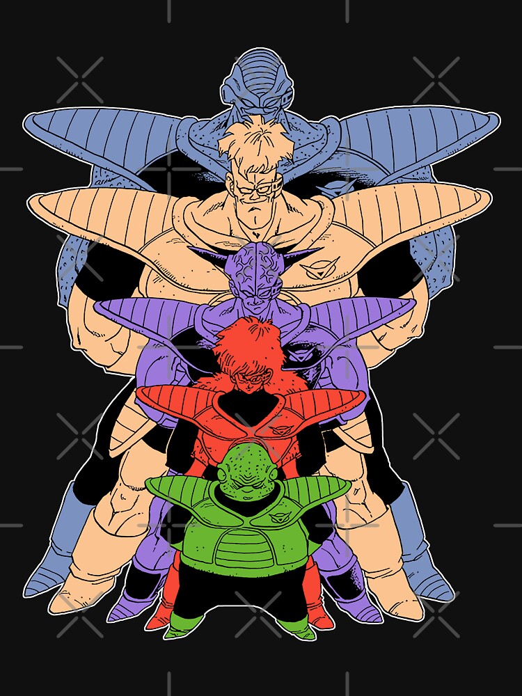 Download "Ginyu Force from Dragon Ball Z" T-shirt by Remix2020 | Redbubble