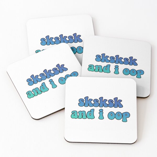 Item preview, sksksk and i oop tumblr style  designed and sold by stickertopic.