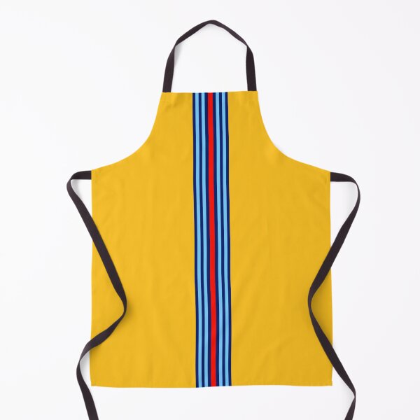 Item preview, Yellow Martini Racing Stripes Poster – Classic Livery Art designed and sold by Road To Track.