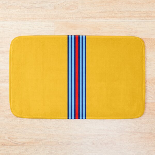 Item preview, Yellow Martini Racing Stripes Poster – Classic Livery Art designed and sold by Road To Track.