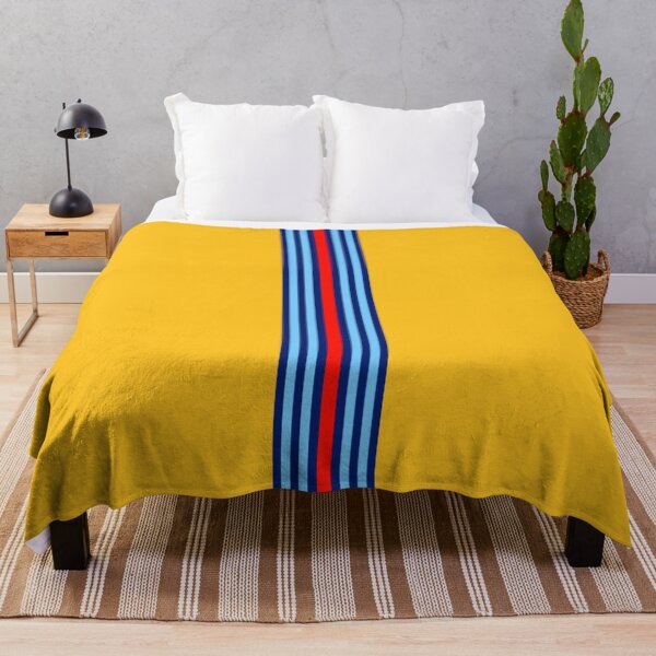 Item preview, Yellow Martini Racing Stripes Poster – Classic Livery Art designed and sold by Road To Track.