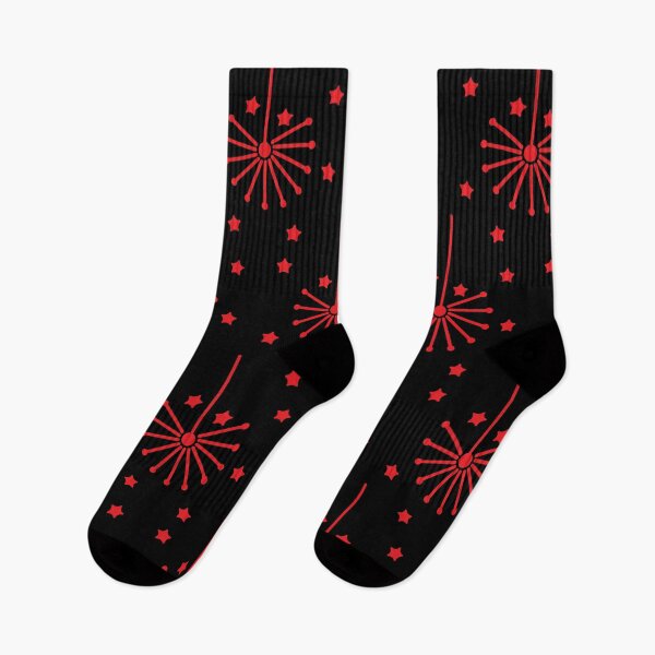 Item preview, Red fireworks festival and stars pattern designed and sold by RaionKeiji.