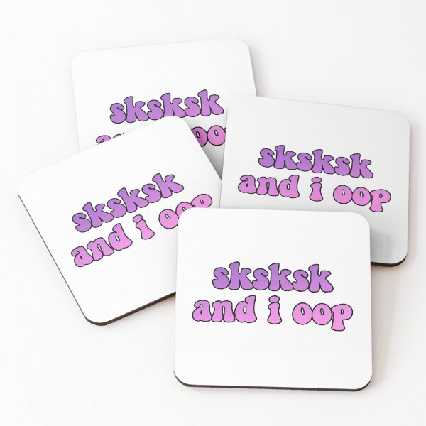 Item preview, sksksk and i oop tumblr style  designed and sold by stickertopic.