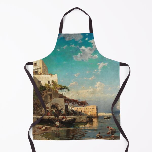 Item preview, Abendliches Treffen Der Fischer in Einer Taverne Von Mergellina Bei Neapel-Hermann David Salomon Corrodi designed and sold by LexBauer.