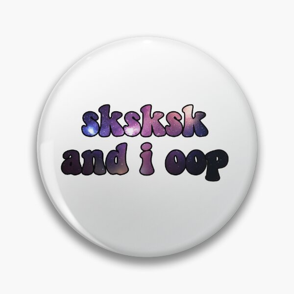 Item preview, sksksk and i oop tumblr style  designed and sold by stickertopic.