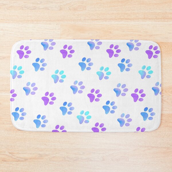 Item preview, Blue Purple Galaxy Paw Prints V2 designed and sold by FaithAndForest.
