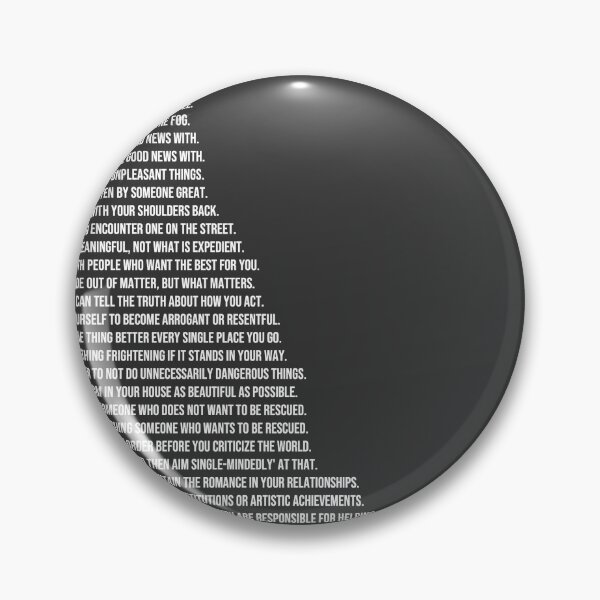 Item preview, Jordan B Peterson's Rules designed and sold by bjames1.