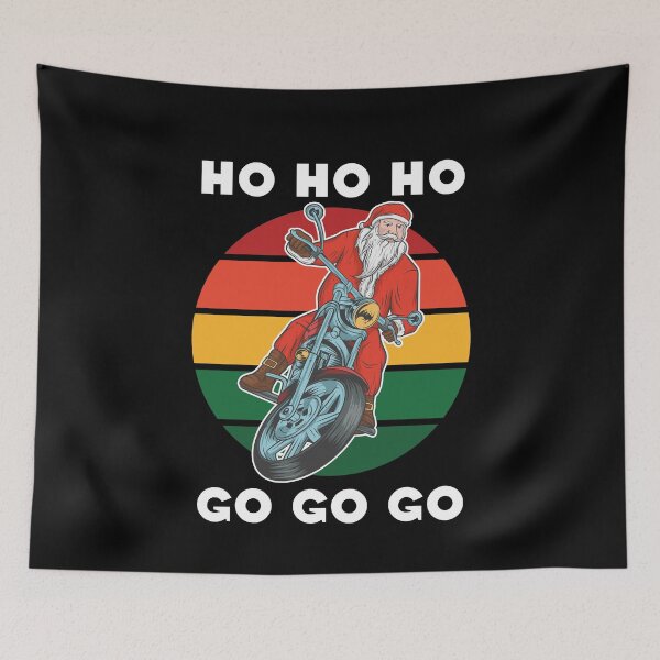 Item preview, Santa Motorcycle HO HO HO designed and sold by Sunny Collections.