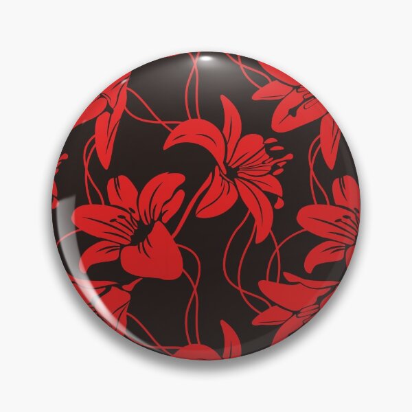 Item preview, Red flowers pattern designed and sold by RaionKeiji.