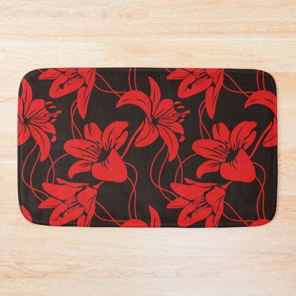 Item preview, Red flowers pattern designed and sold by RaionKeiji.