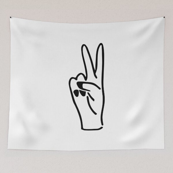 Item preview, Hand Showing Peace Sign designed and sold by Aysel's Designs.