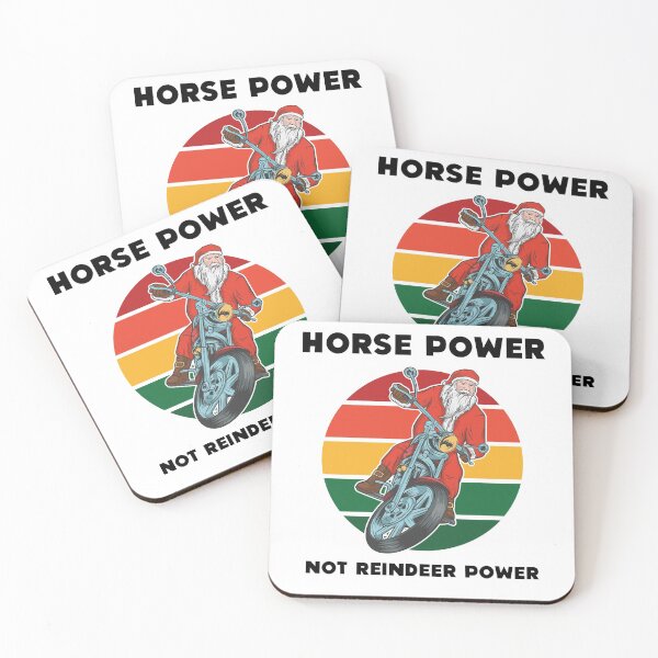 Item preview, Santa Motorcycle Horse Power Not Reindeer Power designed and sold by Sunny Collections.