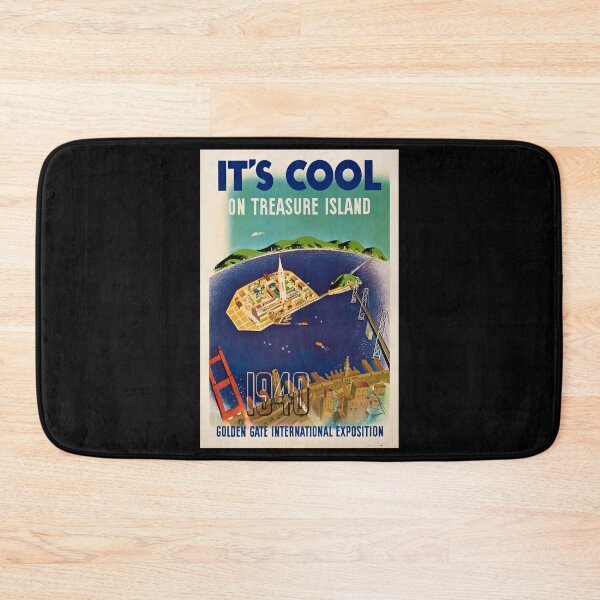 Item preview, Treasure Island retro poster designed and sold by CorasPosters.