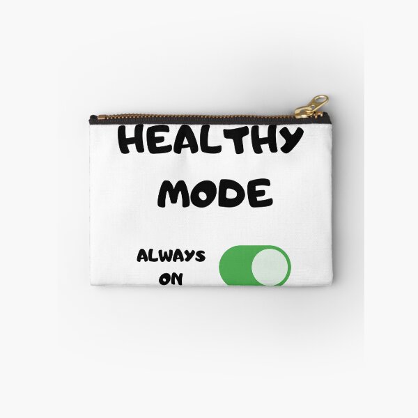 Item preview,  Healthy Mode-On-Black Text designed and sold by Trendi61.