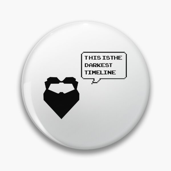Item preview, Darkest timeline Community evil beard retro speech bubble- Remedial Chaos Theory episode designed and sold by Deegital18.