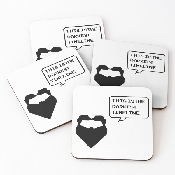 Item preview, Darkest timeline Community evil beard retro speech bubble- Remedial Chaos Theory episode designed and sold by Deegital18.