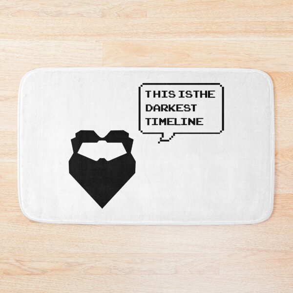 Item preview, Darkest timeline Community evil beard retro speech bubble- Remedial Chaos Theory episode designed and sold by Deegital18.