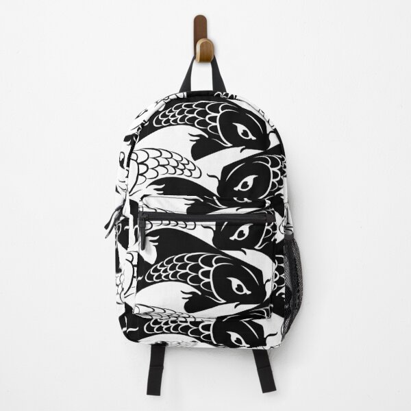 Item preview, Black and white Koi pattern designed and sold by RaionKeiji.