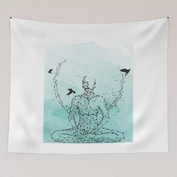 Item preview, Zen Mandala Yoga Meditation Buddha Spiritual designed and sold by Two Left Hands Design.