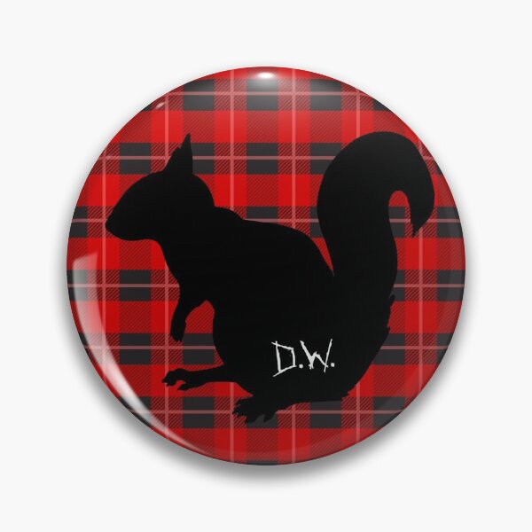 Item preview, deano the squirrel - plaid/black designed and sold by lexicolor.
