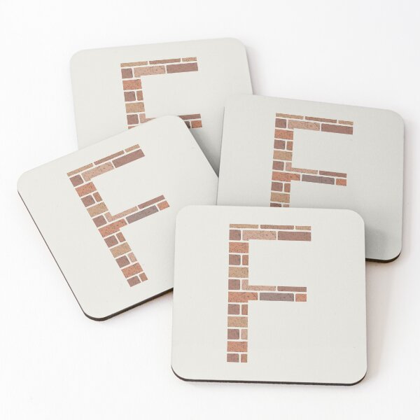 Item preview, Brick wall F letter designed and sold by EngineerGoC.