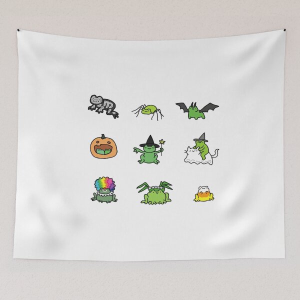 Item preview, spooky phrogs designed and sold by TeaBag114.